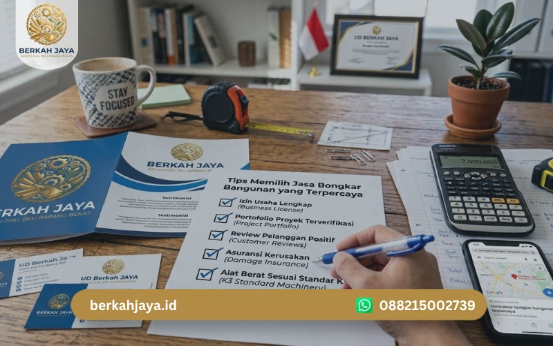 Tips Memilih Jasa Bongkar Bangunan yang Terpercaya