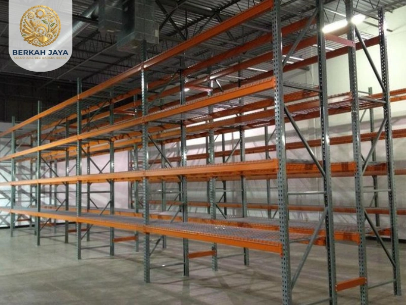 Rak Besi Gudang Heavy Duty Bekas